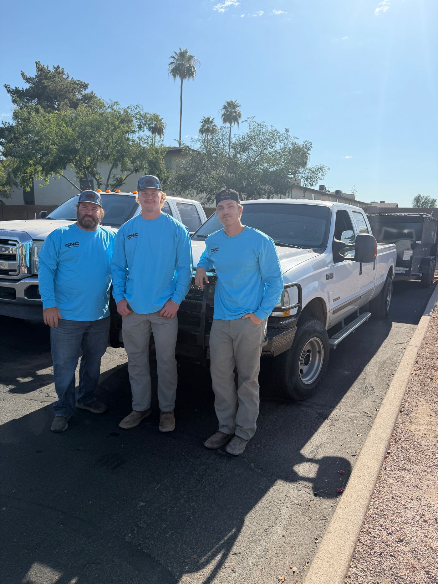 The CNC Junk Removal crew